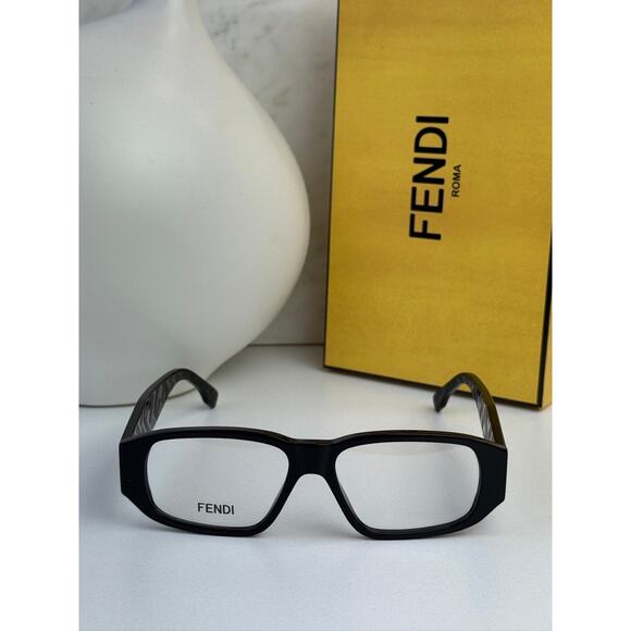NEW Fendi FE50115I Black Eyeglasses Frames - Picture 3 of 8